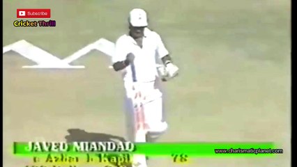 Kapil Dev 4 for 69 vs Pakistan at Karachi Ist Test Match in 1989-90