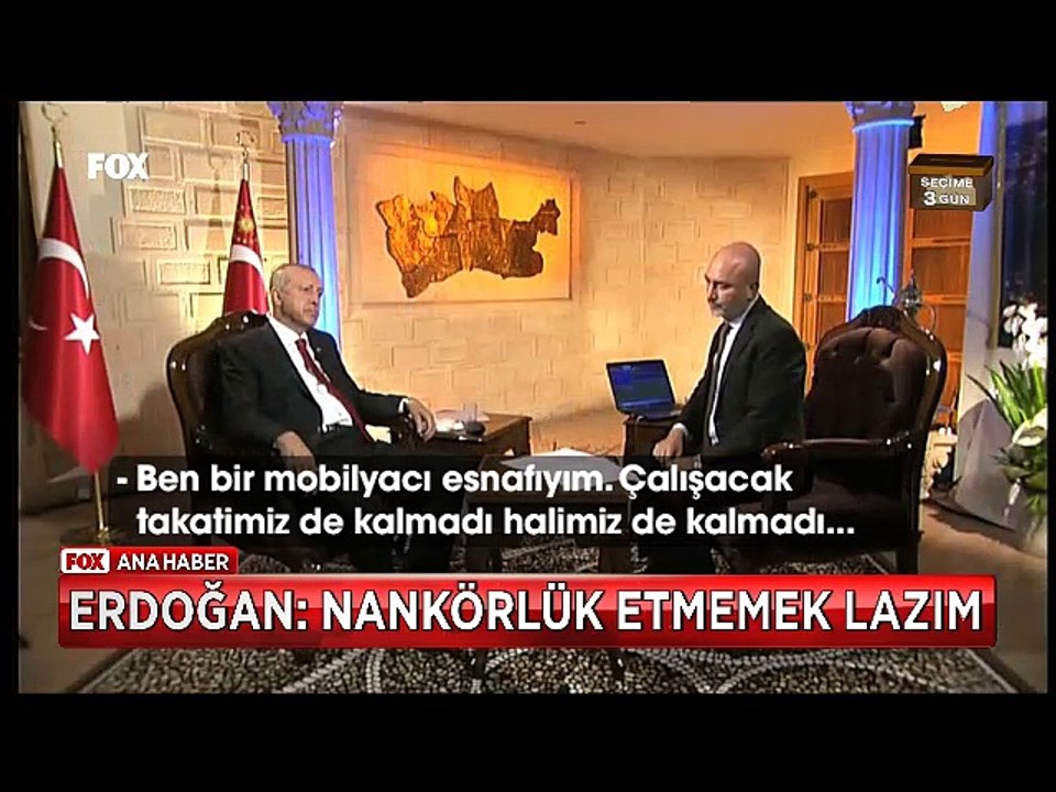 Cumhurbaşkanı Erdoğan önce dinledi sonra 15 sene önce fırın varmıydı dedi