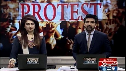 The protests of PTI workers on tickets Distribution could not stop