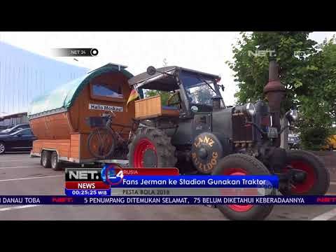 Fans Jerman Ke Stadion Gunakan Traktor -NET24