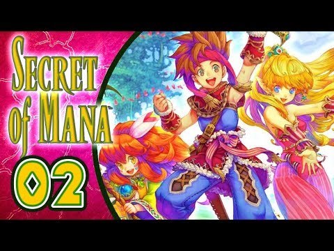 Secret of Mana Walkthrough Part 2 (PS4, Vita) English ~ Seiken Densetsu 2 Remake