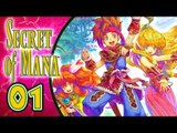 Secret of Mana Walkthrough Part 1 (PS4, Vita) English ~ Seiken Densetsu 2 Remake