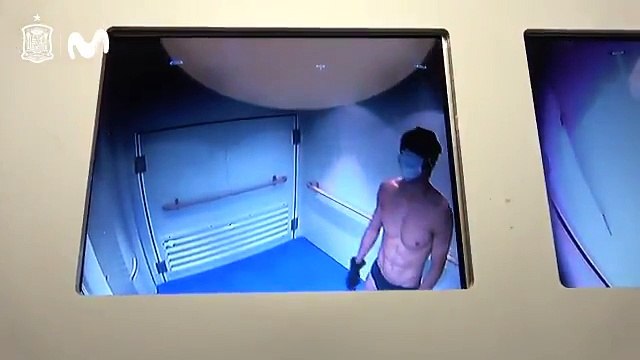 Sergio Ramos y Lucas Vázquez utilizan la crioterapia