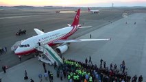Cumhurbaşkanı Erdoğan'ı taşıyan 'TC-ANK' adlı uçak, İstanbul Yeni Havalimanı'na ilk inişi yaptı (3) - İSTANBUL