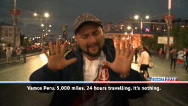 Fan Colour - Peru party goes on despite World Cup exit