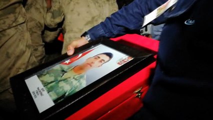 Şehit Resul Bayracı baba ocağına getirildi