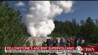 Yellowstone's Steamboat Geyser keeps erupting