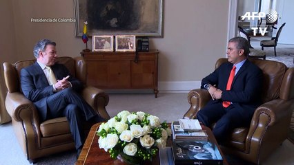 Santos y Duque se reúnen tras presidenciales en Colombia
