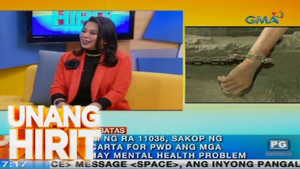 Unang Hirit: Benepisyong Makukuha sa Mental Health Law | Kapuso sa Batas