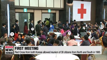 Present conditions and history of inter-Korean family reunions