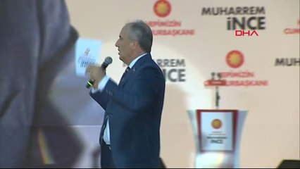 İzmir Cumhurbaşkanı Adayı İnce İzmir'de Konuştu