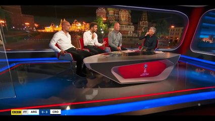 Argentina 0 Croatia 3 - Post  Match Discussion with Fabregas & Zabaletaegas & Zabaleta