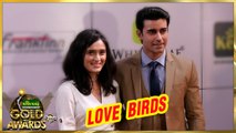 Gautam Rode Pankhuri Awasthy At Zee Gold Awards 2018