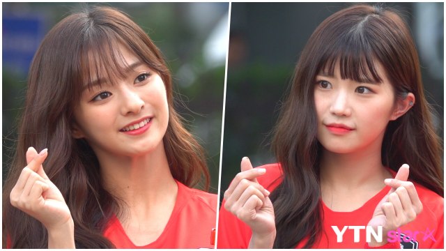 [Y영상] 프로미스나인, ‘월드컵 응원 패션 어때요?’ (뮤직뱅크 출근길) / YTN