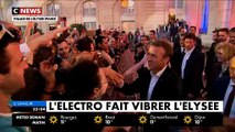 Regardez les images surprenantes de la Fêtes de la musique cette nuit à l'Elysée en présence d'Emmanuel Macron