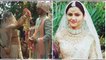 Rubina Dilaik-Abhinav Shukla Wedding: Rubina looks Classy bride in White Floral lehenga | FilmiBeat