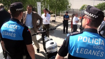 La Policía Local de Leganés patrullará con dos ciclomotores eléctricos diseñados en LEGATEC