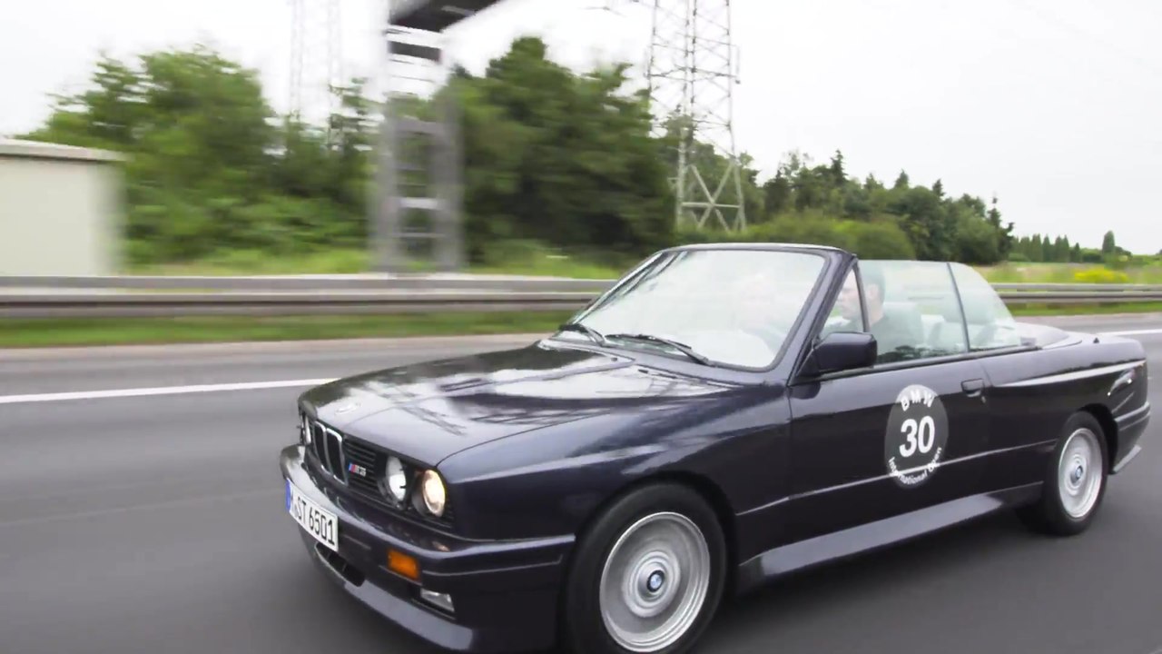 Lena Gercke und Martin Kaymer im BMW M3 Cabrio