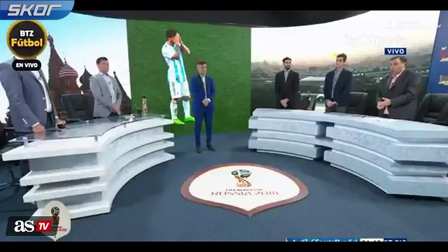 Arjantin televiyonunda bir dakikalık saygı duruşu