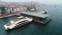 Hizmete Başlayan Karaköy İskelesi Havadan Görüntülendi