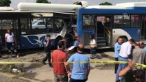 İki otobüs çarpıştı: 1 ölü, 14 yaralı - ANKARA