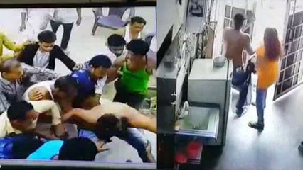 मेरठ: दबंगों ने घर में घुसकर दंपत्ति को पीटा, घटना CCTV में कैद