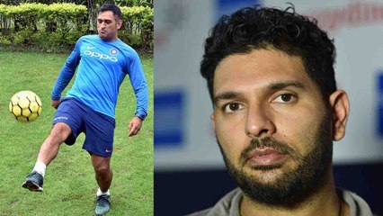 MS Dhoni is the best football player in Team India, reveals Yuvraj Singh | वनइंडिया हिंदी