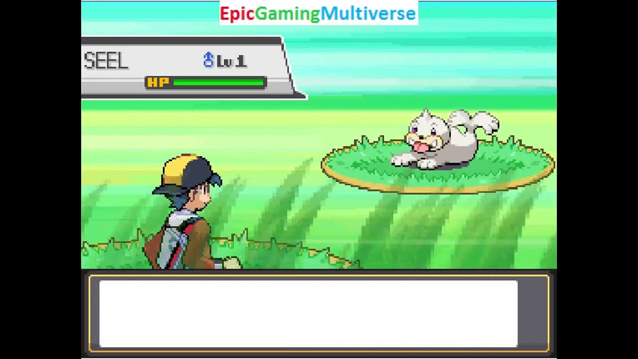 Catching Shiny Seel In Pokemon HeartGold (Action Replay Codes Used In Advance To Create Encounter)