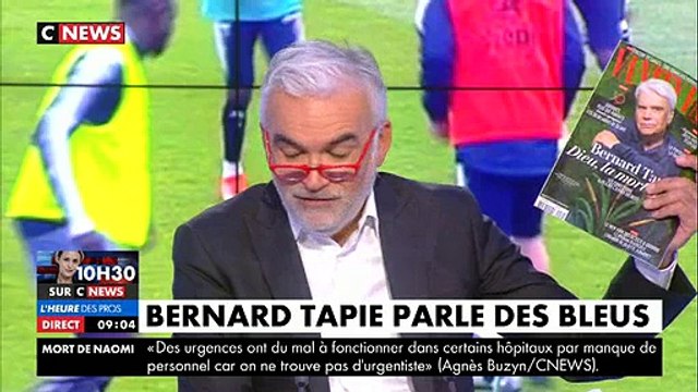 Sur Cnews, Bernard Tapie réagit à l'édito de Michel Denisot à son sujet dans Vanity Fair - Regardez