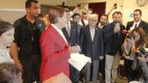 Cumhurbaşkanı adayı Akşener, oyunu Beylerbeyi'nde kullandı