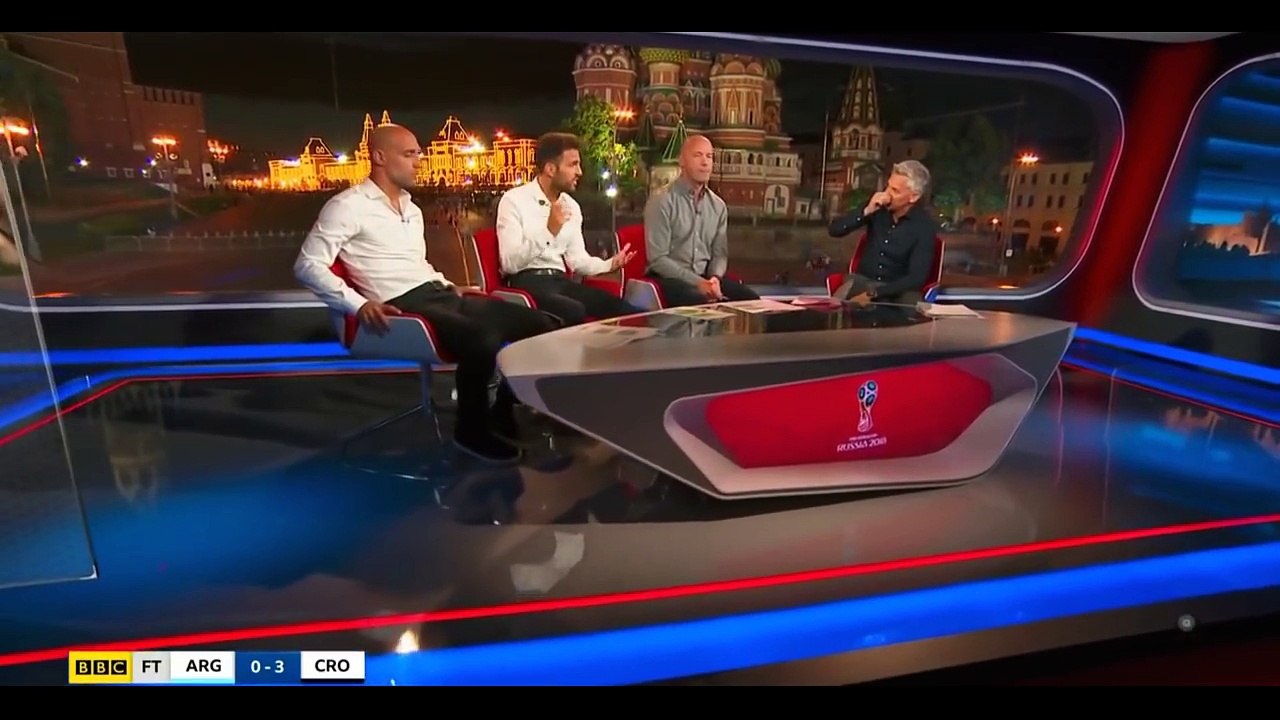 Argentina 0 Croatia 3 - Post Match Discussion with Fabregas & Zabaleta