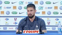 Giroud aux médias «On va compter sur vous pour nous encourager» - Foot - CM 2018 - Bleus