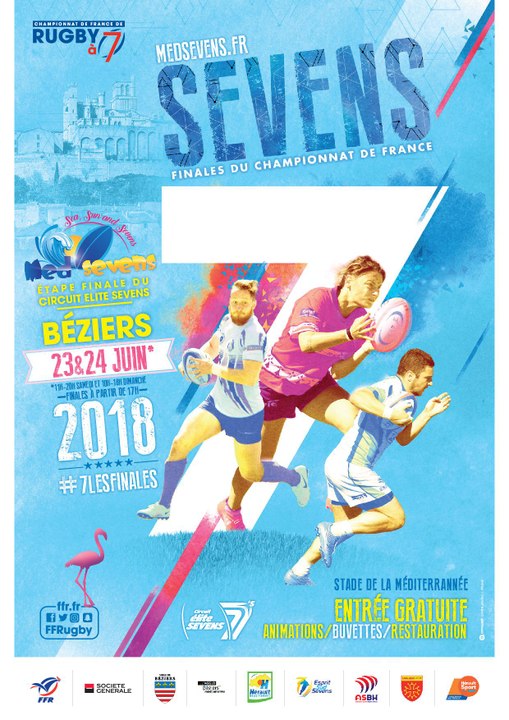 MED SEVEN 2018 - Finales de Championnat de France de Rugby à 7 - Stade de la Méditerranée - Béziers
