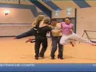 Tentation Danse sur France 3 avant le départ pout la chine