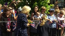 Prince Charles and Camilla receive warm welcome in Salisbury