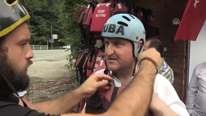 Gençlik ve Spor Bakanı Bak, Rafting Yaptı
