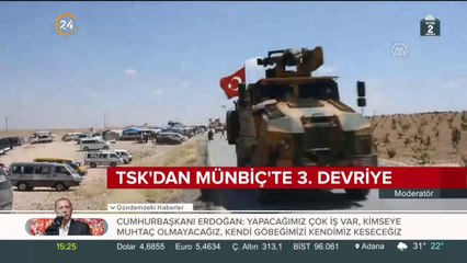 TSK, Münbiç'te 3. devriye görevine başladı