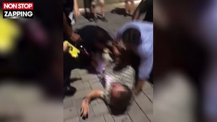 Ivre, un homme se bat violemment avec un policier (vidéo)