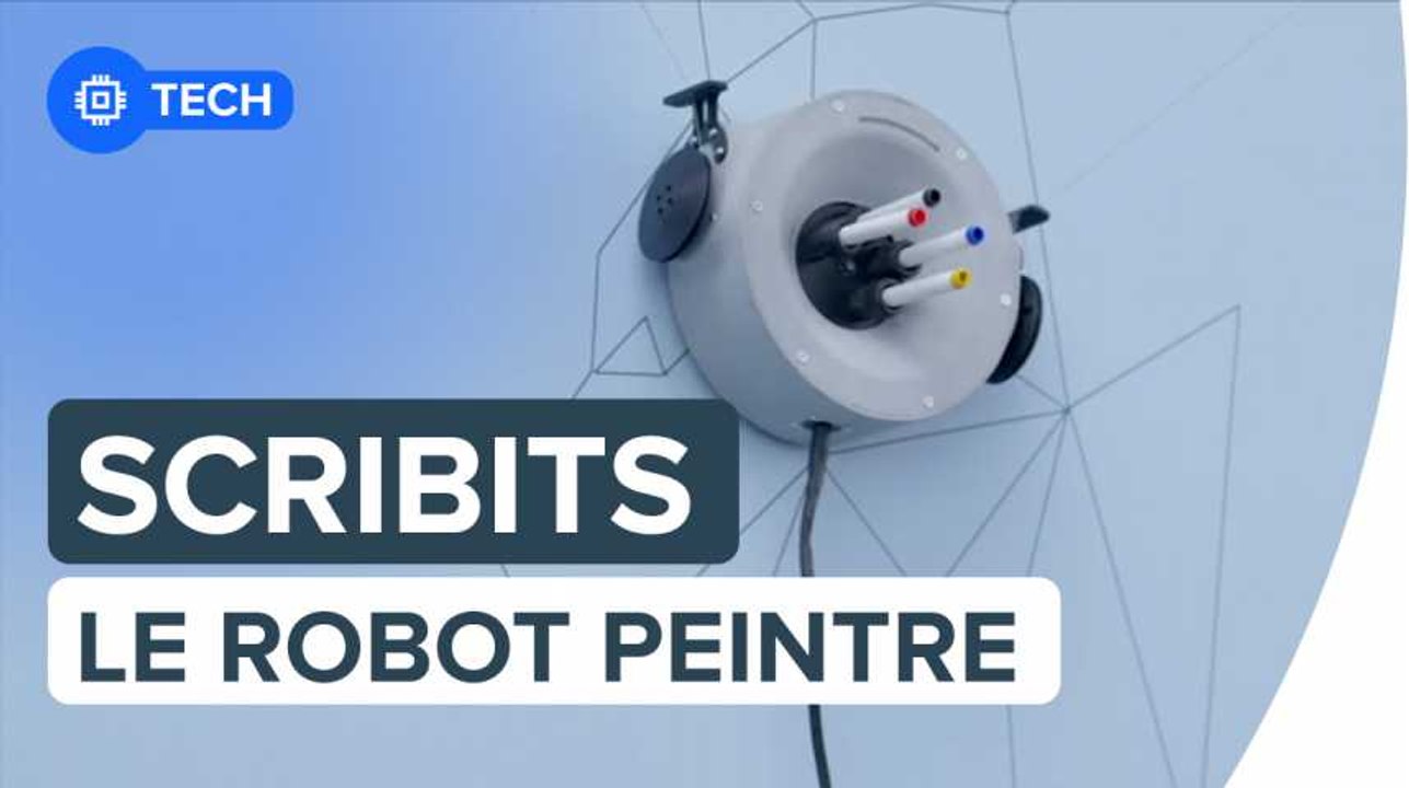 Scribit : un robot-peintre qui décore nos murs à volonté | Futura