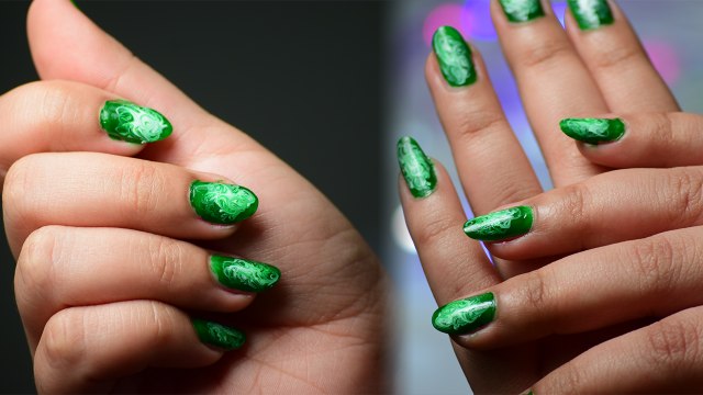 DIY Nail Art: Quick Smokey Style: इस तरह घर पर पाएं Trendy और Smokey Textured Nail Art | Boldsky