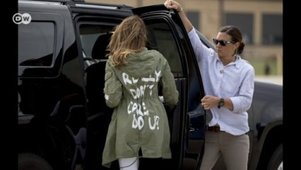 O polêmico casaco de Melania Trump