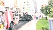 İstanbul Beyoğlu İtfaiye Aracı Kaza Yaptı, Kaza Anı Kamerada