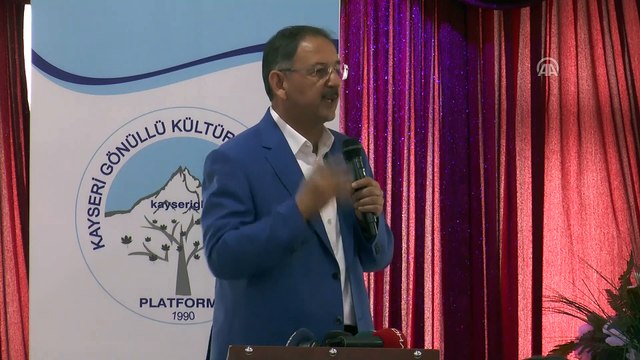 Bakan Özhaseki, STK temsilcileriyle buluştu - KAYSERİ