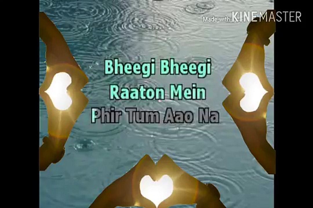 42.Bheegi bheegi rato melyricwhat whatsapp status