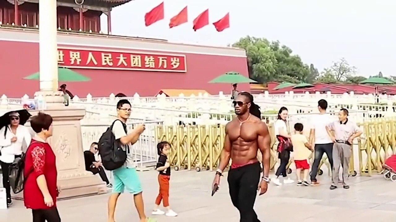 when bodybuilder go out in Public