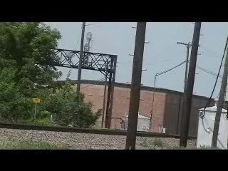 BNSF through rochelle with an odd horn
