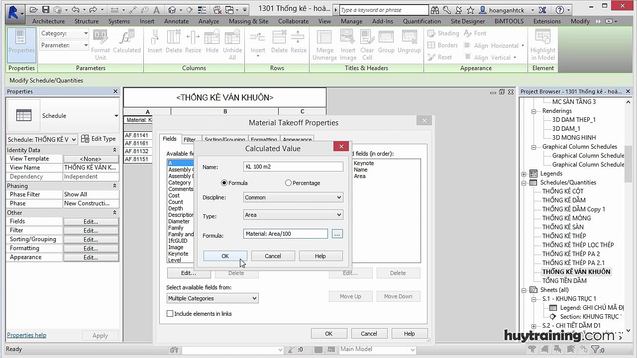 1311. _Ứng dụng Keynote lập dự toán trong Revit  mp4