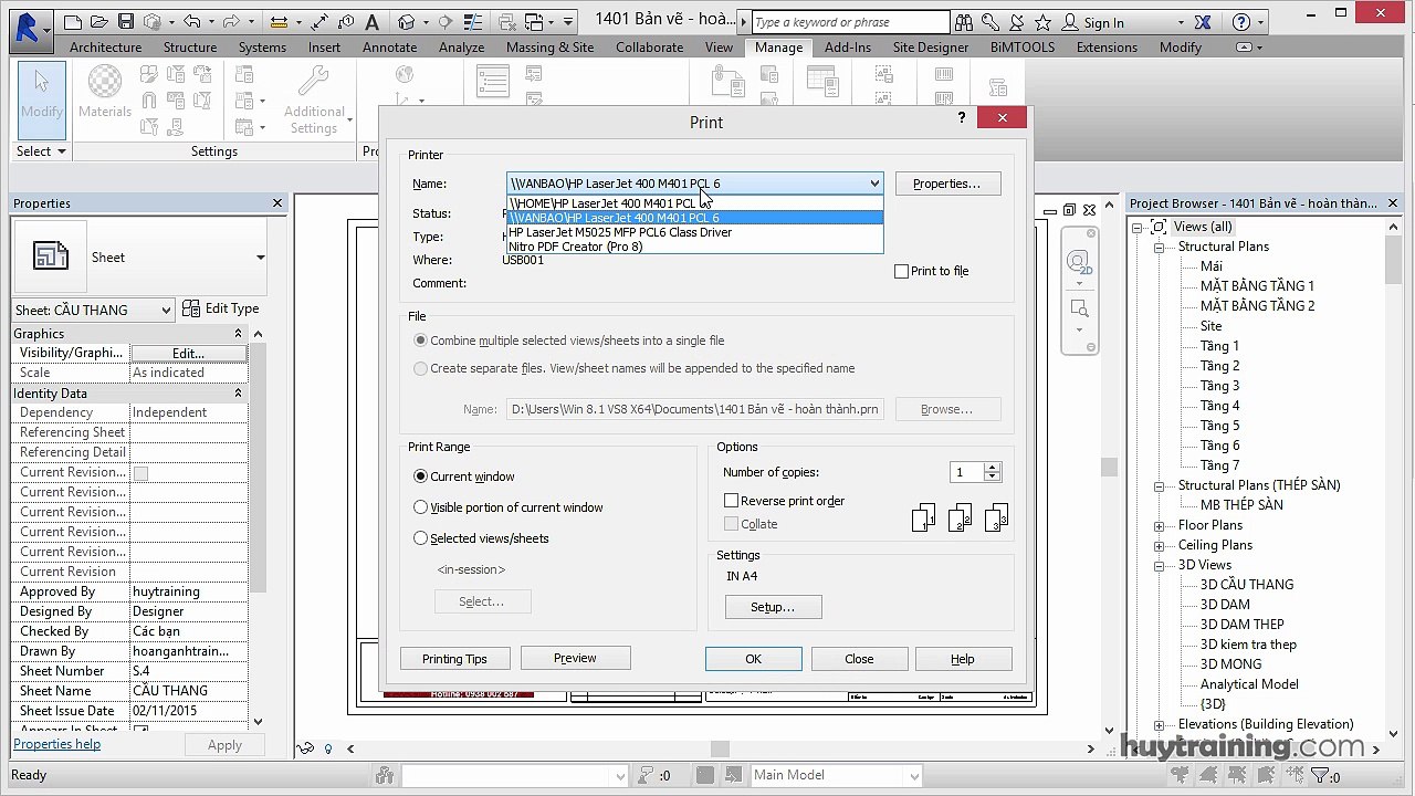 1408. _In ấn trong Revit  mp4