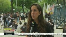 Mexicanos protestan ante embajada de EE.UU. contra 