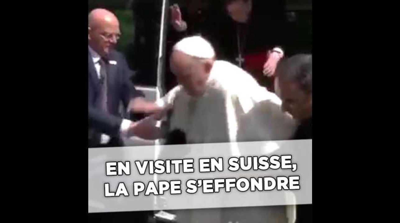 En Suisse, le pape François s'effondre